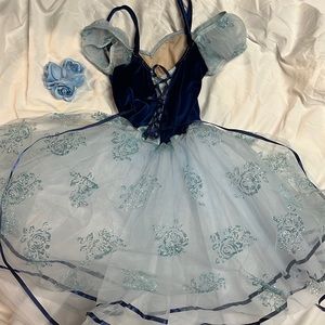 Blue ballet costume